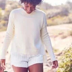 Athleta Women's Small Highland Crossback Sweater Ivory 291884 SOLD OUT Sm S